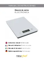 Preview for 1 page of newchef Electronic Kitchen scale Instruction Manual