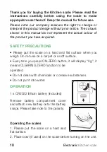 Preview for 10 page of newchef Electronic Kitchen scale Instruction Manual