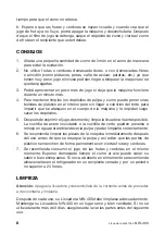 Preview for 8 page of newchef Licuadora NW- 400 Instruction Manual