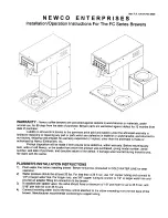 Preview for 1 page of Newco FC 3 User Manual