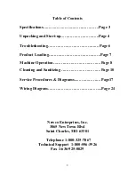 Preview for 2 page of Newco Mini-Cappuccino Instruction Manual