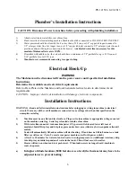 Preview for 6 page of Newco NHW-5 Operating Instructions Manual