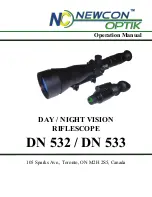 Newcon Optik DN 532 Operation Manual preview