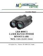 Newcon Optik LRB 4000CI Operation Manual preview