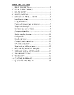 Preview for 4 page of Newcon Optik LRB 6000CI Operation Manual