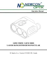 Newcon Optik LRM 1500M Operation Manual preview