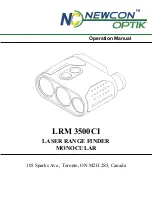 Newcon Optik LRM 3500CI Operation Manual preview