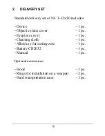 Предварительный просмотр 9 страницы Newcon Optik NC 3-12x50 Operation Manual