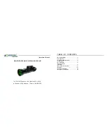 Предварительный просмотр 1 страницы Newcon Optik NIGHT VISION MONOCULAR Operation Manual