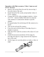 Preview for 17 page of Newcon Optik NIGHT WITNESS Operation Manual