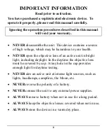 Preview for 2 page of Newcon Optik NV66-G2-4x Operation Manual