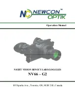 Newcon Optik NV66-G2 Operation Manual preview