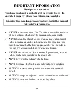 Preview for 3 page of Newcon Optik NVS 14-3AG Operation Manual