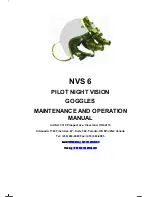 Preview for 1 page of Newcon Optik NVS 6 Maintenance And Operation Manual