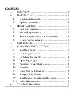 Предварительный просмотр 4 страницы Newcon Optik NVS 7 Operation Manual