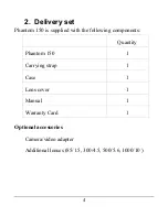 Preview for 8 page of Newcon Optik Phantom 150 Operation Manual