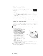 Предварительный просмотр 7 страницы newell DYMO LetraTag 200B User Manual