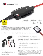 Предварительный просмотр 1 страницы NewerTech Universal Drive Adapter 3.0 User Manual