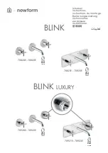 newform BLINK 70820E Instructions Manual preview