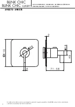 Preview for 4 page of newform BLINK CHIC 69836E Installation Procedure