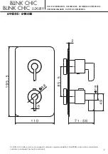 Preview for 5 page of newform BLINK CHIC 69836E Installation Procedure