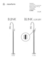 newform BLINK CHIC 71018E Instructions Manual preview