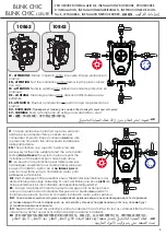 Предварительный просмотр 5 страницы newform BLINK CHIC 71070E Instructions Manual