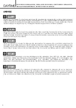 Preview for 8 page of newform DAYTIME 69082C Instructions Manual