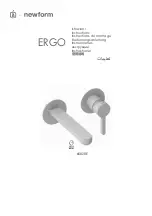 Preview for 1 page of newform ERGO 65828E Instructions Manual