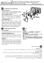 Предварительный просмотр 10 страницы newform ERGO-Q 66428E Instructions Manual