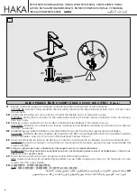 Предварительный просмотр 8 страницы newform HAKA 72010 Instructions Manual