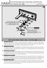 Предварительный просмотр 7 страницы newform HAKA 72071e Instructions Manual