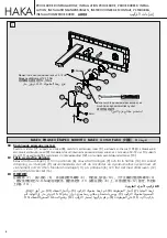 Предварительный просмотр 8 страницы newform HAKA 72071e Instructions Manual