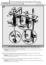 Предварительный просмотр 6 страницы newform HAKA 72082C Instructions Manual