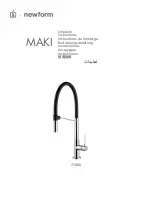 Preview for 1 page of newform MAKI 71850 Instructions Manual