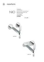 newform NIO 68930E Instructions Manual preview