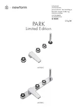 Предварительный просмотр 1 страницы newform PARK Limited Edition 69782C Instructions Manual