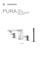 Preview for 1 page of newform PURA 65782C Instructions Manual