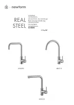 newform REAL STEEL 63420 Series Instructions Manual предпросмотр