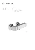 newform X LIGHT 64060 Instructions Manual preview