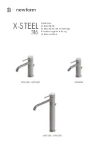 newform X-STEEL 316 69610X Instructions Manual предпросмотр