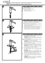 Preview for 6 page of newform X-STEEL 316 69610X Instructions Manual