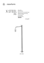 newform X-STEEL 316 69618EX Instructions Manual предпросмотр