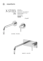 newform X-STEEL 316 69628EX Instructions Manual preview