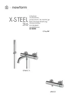 newform X-STEEL 316 69640CX Instructions Manual preview