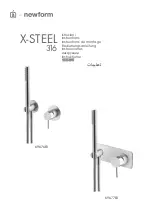 newform X-STEEL 316 69676EX Instructions Manual preview