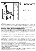 newform x-t 4344 Instructions предпросмотр