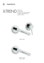 Preview for 1 page of newform X-TREND 16160 Instructions Manual