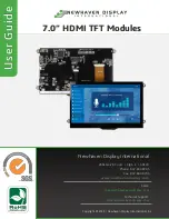 Предварительный просмотр 1 страницы Newhaven Display International NHD-7.0-HDMI-N-RSXN User Manual