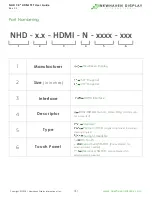 Предварительный просмотр 2 страницы Newhaven Display International NHD-7.0-HDMI-N-RSXN User Manual